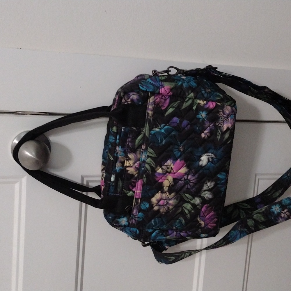 NWOT Lug Jive Bloom Black Crossbody